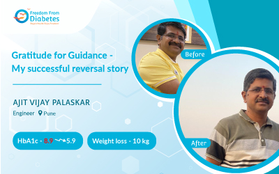 From diabetes to optimal health - Ajit Palaskar's FFD experience