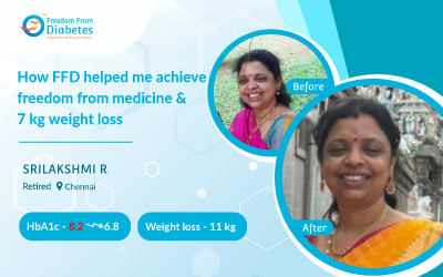 How FFD helped me achieve freedom from medicine & 7 kg weight loss