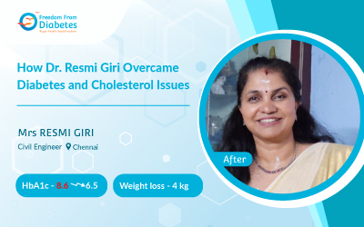 How Dr. Resmi Giri Overcame Diabetes and Cholesterol Issues