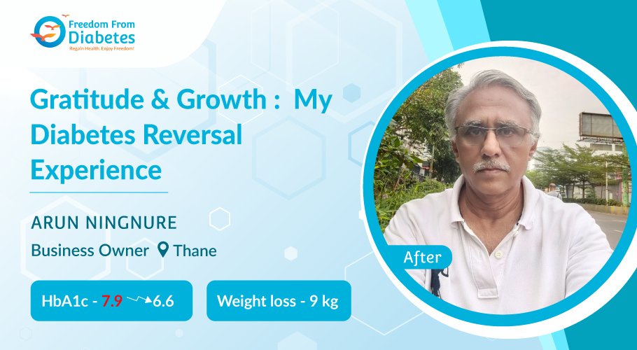 Weight loss & Wellness: Arun Ningnure's FFD Experience