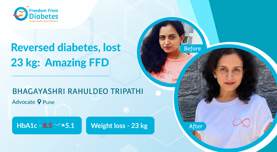 How I reversed diabetes & lost 23 kg with FFD's help