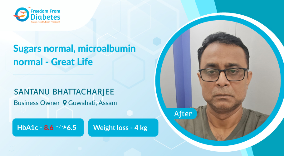 How FFD treatment helped me normalize microalbumin - Santanu