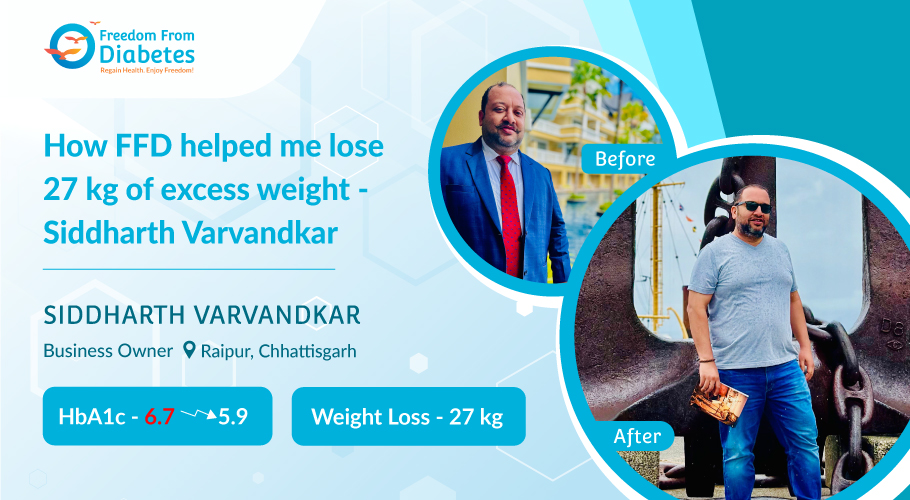 My superb 27 kg weight loss story - Siddharth Varvandkar