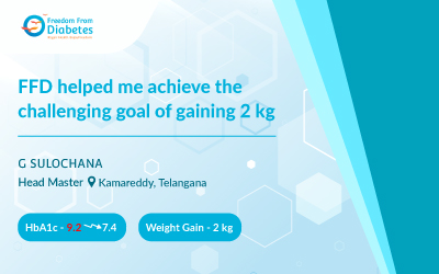 FFD helped me achieve the challenging goal of gaining 2 kg