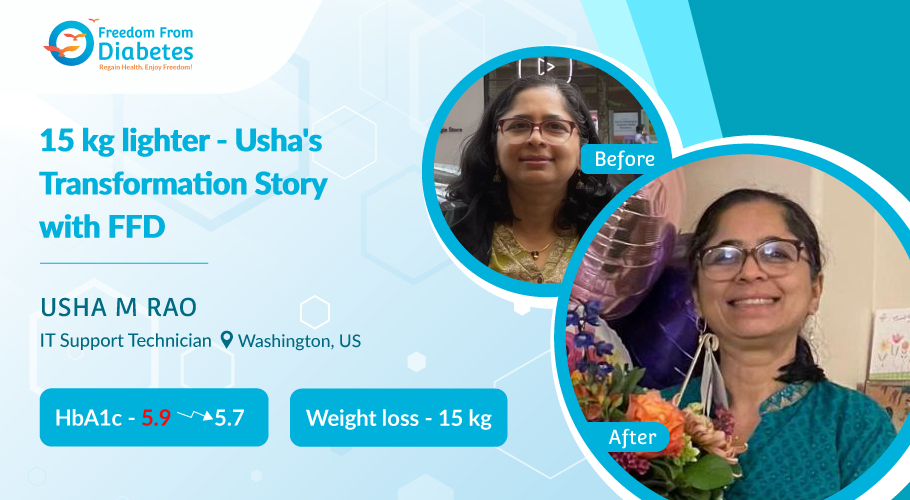 From Obesity to Wellness: Usha Rao's FFD Story