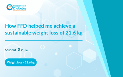 How FFD helped me achieve a sustainable weight loss of 21.6 kg