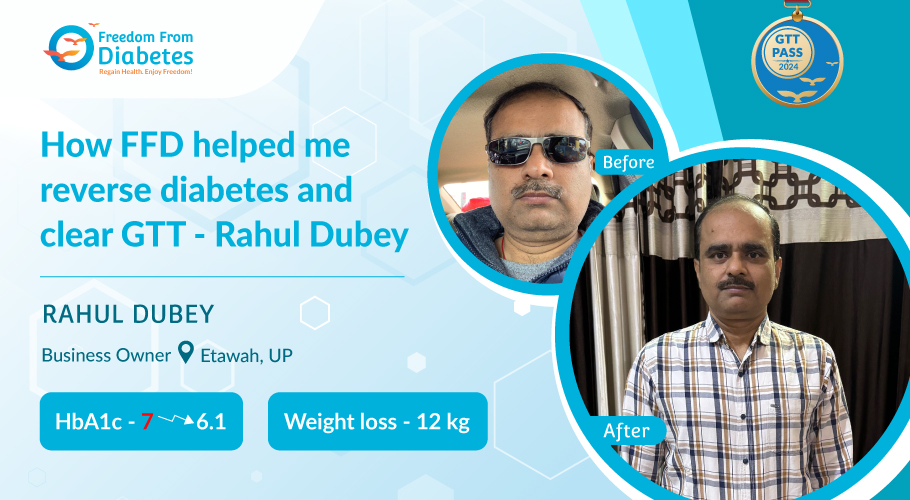 My Success in Diabetes Management with FFD - Rahul Dubey