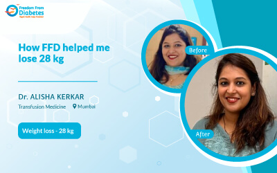 How FFD helped me lose 28 kg - Dr. Alisha Kerkar