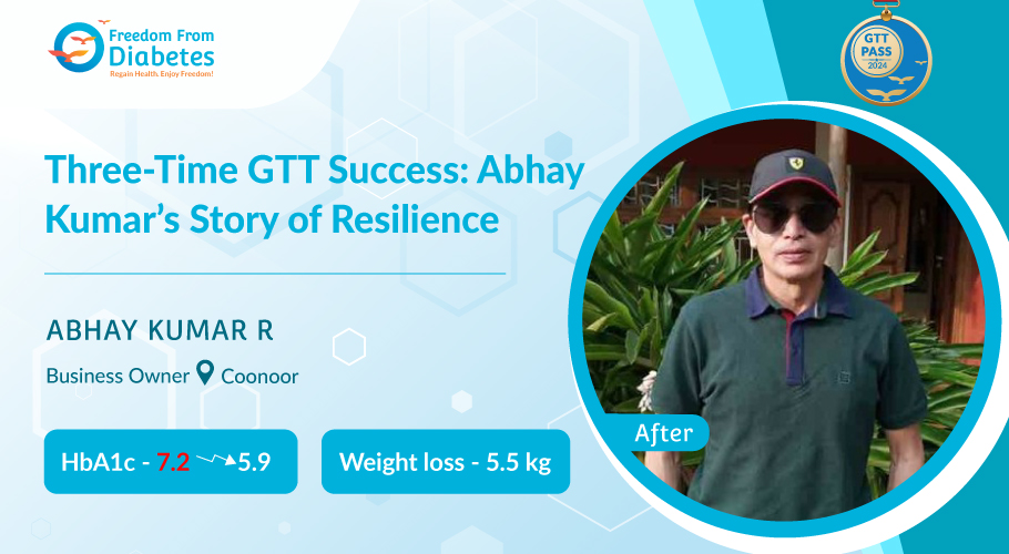 Health Restored: Abhay Kumar Clears GTT Thrice with FFD