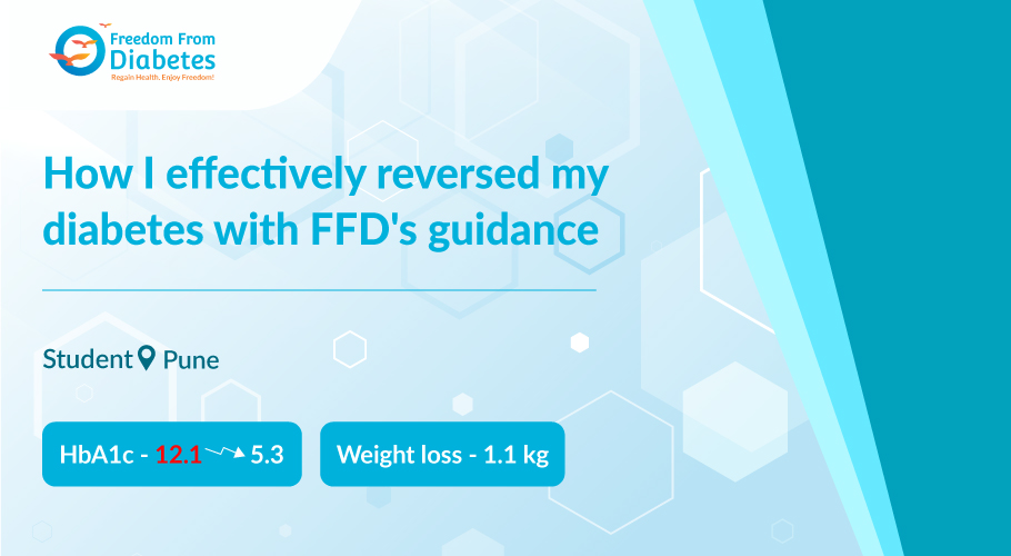 My journey from HbA1c 12.1 to 5.3