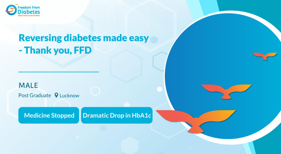 How I went from HbA1c 13.6 to 7.1 with FFD's help