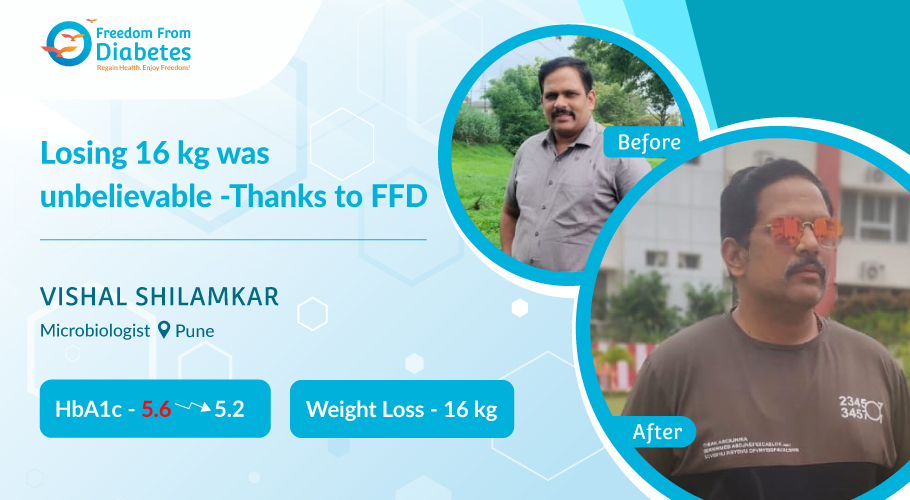 How I lost 16 kg with FFD Program - Vishal