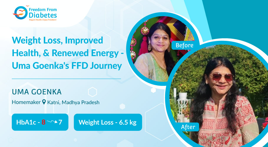 My 6.5 kg Weight Loss and Health Transformation - Uma Goenka