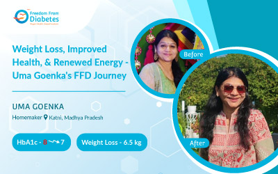 Weight Loss, Improved Health, and Renewed Energy - Uma Goenka's FFD Journey