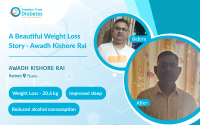 A Beautiful Weight Loss Story - Awadh Kishore Rai