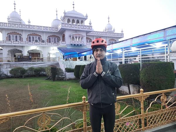 Starting my journey from Jammu with blessings of Guru Nanak🙏🙏🙏