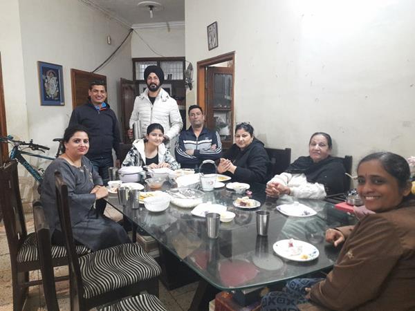 Thank you Navjot Nayar Navjot ji for the wonderful dinner with the entire family.🙏🙏🙏 The meal had lot of items and it was very tasty.
